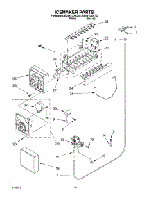12 - Icemaker Parts, Parts Not Illustrated parts for Whirlpool Refrigerator ED5NTQXKQ02 from AppliancePartsPros.com