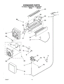 12 - Icemaker Parts, Parts Not Illustrated parts for Whirlpool Refrigerator ED5SHEXKT01 from AppliancePartsPros.com