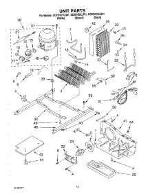 09 - Unit Parts parts for Whirlpool Refrigerator GD5SHGXLQ01 from AppliancePartsPros.com