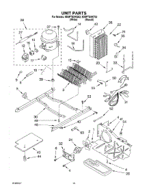 09 - Unit Parts parts for Whirlpool Refrigerator ED5FTGXKQ02 from AppliancePartsPros.com
