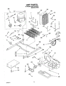 09 - Unit parts for Whirlpool Refrigerator GD5THGXKS02 from AppliancePartsPros.com
