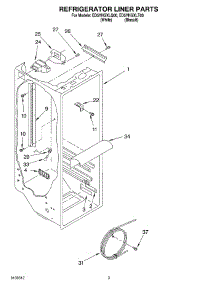 02 - Refrigerator Liner Parts parts for Whirlpool Refrigerator ED5YHGXLT00 from AppliancePartsPros.com