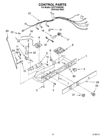 11 - Control parts for Whirlpool Refrigerator GD5THGXKS02 from AppliancePartsPros.com