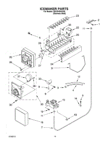 12 - Icemaker parts for Whirlpool Refrigerator GD5THGXKS02 from AppliancePartsPros.com