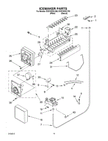 12 - Icemaker Parts, Parts Not Illustrated parts for Whirlpool Refrigerator ED5YHGXLT00 from AppliancePartsPros.com