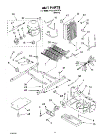 09 - Unit parts for Whirlpool Refrigerator 4YGD25DCHT02 from AppliancePartsPros.com