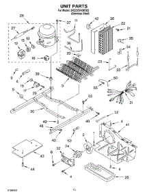 09 - Unit Parts parts for Whirlpool Refrigerator 3XED5SHGKS02 from AppliancePartsPros.com
