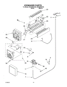 12 - Icemaker Parts, Parts Not Illustrated parts for Whirlpool Refrigerator ED5GTQXKT02 from AppliancePartsPros.com