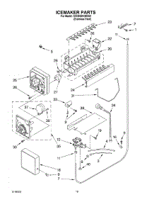 12 - Icemaker Parts - Parts Not Illustrated parts for Whirlpool Refrigerator 3XED5SHGKS02 from AppliancePartsPros.com