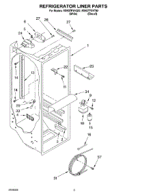 02 - Refrigerator Liner Parts parts for Whirlpool Refrigerator ED5GTFXKT02 from AppliancePartsPros.com