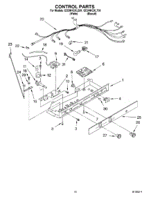 11 - Control parts for Whirlpool Refrigerator GD5NHGXLT01 from AppliancePartsPros.com