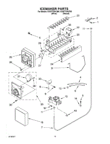 12 - Icemaker Parts, Parts Not Illustrated parts for Whirlpool Refrigerator ED5FTGXKT02 from AppliancePartsPros.com