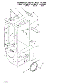 02 - Refrigerator Liner parts for Whirlpool Refrigerator GD2LHGXLB04 from AppliancePartsPros.com