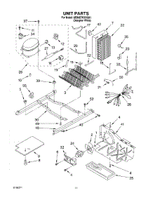 07 - Unit parts for Whirlpool Refrigerator 6ED0GTKXKQ01 from AppliancePartsPros.com