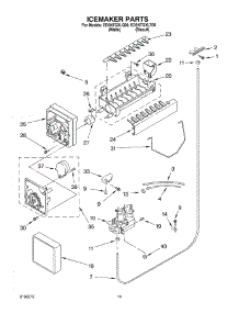 12 - Ice Maker, Optional parts for Whirlpool Refrigerator ED5NTGXLT00 from AppliancePartsPros.com