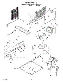 04 - Unit parts for Whirlpool Refrigerator ET9AHTXLT00 from AppliancePartsPros.com