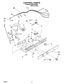 09 - Control, Optional parts for Whirlpool Refrigerator GD2SHKXKQ01 from AppliancePartsPros.com