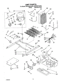 09 - Unit parts for Whirlpool Refrigerator 6GD25DCXHS03 from AppliancePartsPros.com