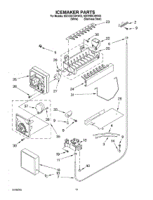 12 - Ice Maker, Optional parts for Whirlpool Refrigerator 6GD25DCXHS03 from AppliancePartsPros.com