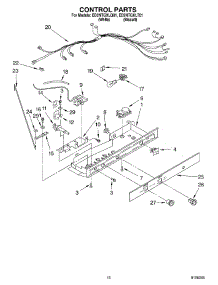 11 - Control parts for Whirlpool Refrigerator ED2NTGXLT01 from AppliancePartsPros.com