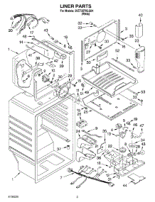 02 - Liner parts for Whirlpool Refrigerator 5VET3DTKLQ01 from AppliancePartsPros.com