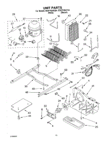 09 - Unit parts for Whirlpool Refrigerator ED2FTGXKQ04 from AppliancePartsPros.com