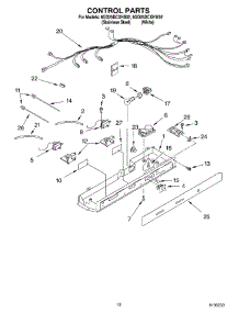 11 - Control parts for Whirlpool Refrigerator 6GD25DCXHS02 from AppliancePartsPros.com