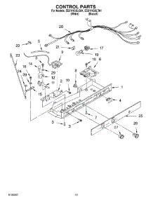 12 - Control, Optional parts for Whirlpool Refrigerator ED2YHGXLT01 from AppliancePartsPros.com
