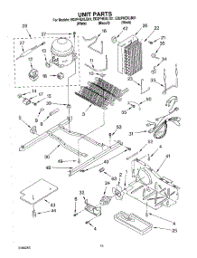 09 - Unit parts for Whirlpool Refrigerator ED2FHEXLT01 from AppliancePartsPros.com