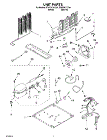 04 - Unit parts for Whirlpool Refrigerator ET9FTKXKQ02 from AppliancePartsPros.com