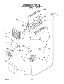 12 - Ice Maker, Optional parts for Whirlpool Refrigerator ED2FHGXKT04 from AppliancePartsPros.com