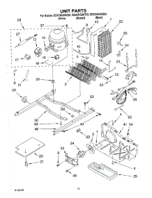 10 - Unit parts for Whirlpool Refrigerator ED2CHQXKT03 from AppliancePartsPros.com