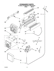 12 - Ice Maker, Optional parts for Whirlpool Refrigerator ED2FHGXKT03 from AppliancePartsPros.com