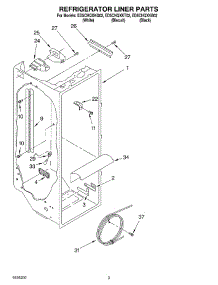 02 - Refrigerator Liner Parts parts for Whirlpool Refrigerator ED5CHQXKB02 from AppliancePartsPros.com