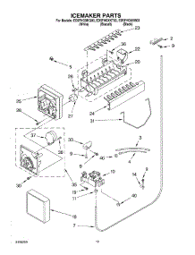 12 - Icemaker Parts - Parts Not Illustrated parts for Whirlpool Refrigerator ED5FHGXKQ03 from AppliancePartsPros.com