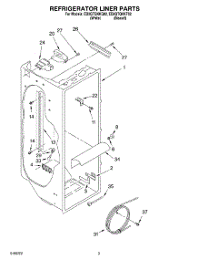02 - Refrigerator Liner parts for Whirlpool Refrigerator ED2GTQXKQ02 from AppliancePartsPros.com