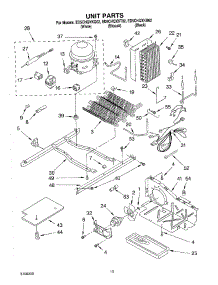 09 - Unit Parts parts for Whirlpool Refrigerator ED5CHQXKQ02 from AppliancePartsPros.com