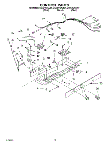 12 - Control, Optional parts for Whirlpool Refrigerator GD2SHGXLQ01 from AppliancePartsPros.com
