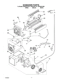 11 - Icemaker parts for Whirlpool Refrigerator GD2SHGXLB01 from AppliancePartsPros.com