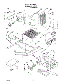 09 - Unit parts for Whirlpool Refrigerator GD5YHEXLS00 from AppliancePartsPros.com