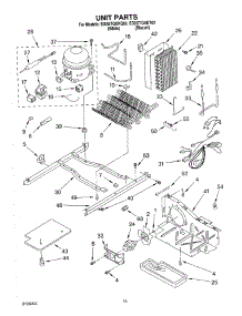 09 - Unit parts for Whirlpool Refrigerator ED2GTQXKQ02 from AppliancePartsPros.com