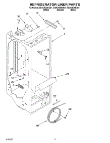 02 - Refrigerator Liner parts for Whirlpool Refrigerator ED2CHQXKB01 from AppliancePartsPros.com