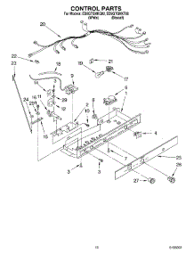 11 - Control parts for Whirlpool Refrigerator ED2GTQXKT02 from AppliancePartsPros.com