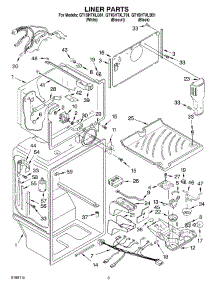 02 - Liner parts for Whirlpool Refrigerator GT1SHTXLT01 from AppliancePartsPros.com