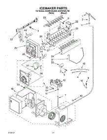 11 - Icemaker parts for Whirlpool Refrigerator GD2NHGXLT00 from AppliancePartsPros.com