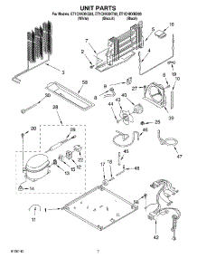 04 - Unit parts for Whirlpool Refrigerator ET1CHKXKQ03 from AppliancePartsPros.com
