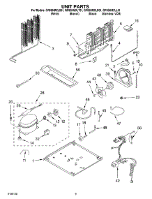 05 - Unit parts for Whirlpool Refrigerator GR9SHMXLB01 from AppliancePartsPros.com