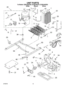 09 - Unit parts for Whirlpool Refrigerator GD2SHAXKQ03 from AppliancePartsPros.com