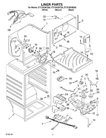 03 - Liner parts for Whirlpool Refrigerator ET1CHKXKB03 from AppliancePartsPros.com