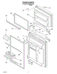 02 - Door parts for Whirlpool Refrigerator ER9SHKXKQ02 from AppliancePartsPros.com